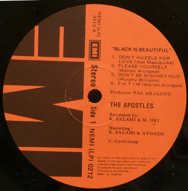 The Apostles (4) : Black Is Beautiful (LP, Album)