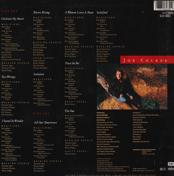 Joe Cocker : Unchain My Heart (LP, Album)