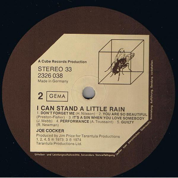 Joe Cocker : I Can Stand A Little Rain (LP, Album)