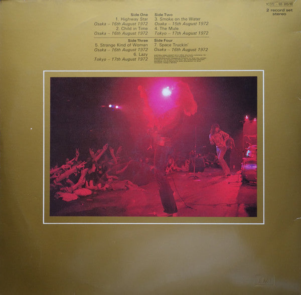 Deep Purple : Made In Japan (2xLP, Album, RP, Gat)