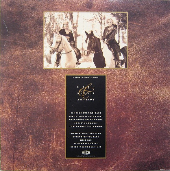 Lili & Sussie : Anytime (LP, Album)