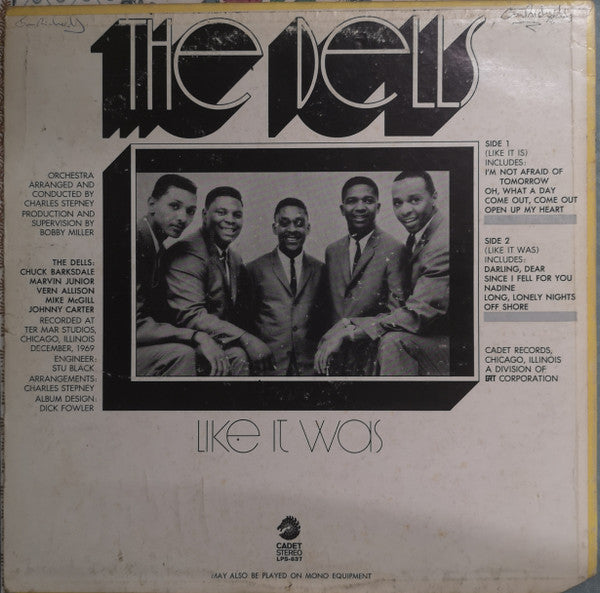 The Dells : Like It Is Like It Was (LP, Album)