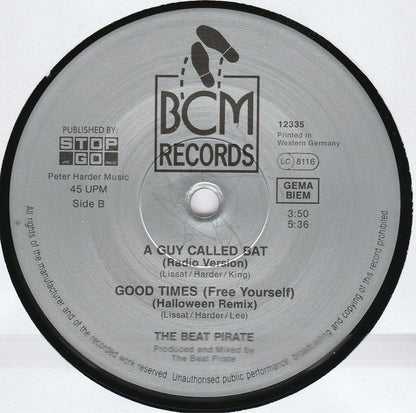 The Beat Pirate : A Guy Called Bat (12")