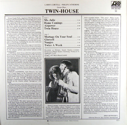 Larry Coryell - Philip Catherine : Twin-House (LP, Album)