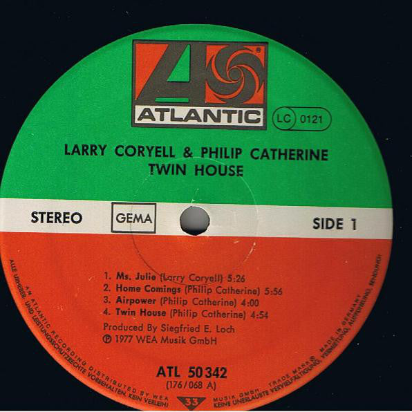 Larry Coryell - Philip Catherine : Twin-House (LP, Album)