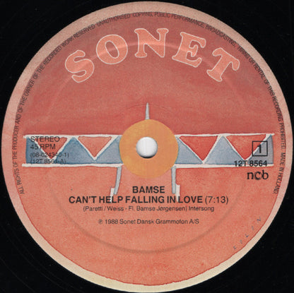 Flemming "Bamse" Jørgensen : Can't Help Falling In Love / Hva' Ve' Du? (12")