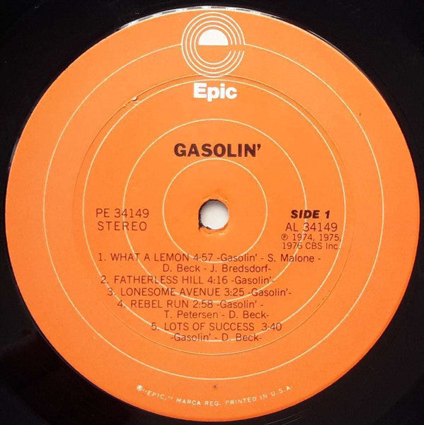 Gasolin' : Gasolin' (LP, Album, Ter)