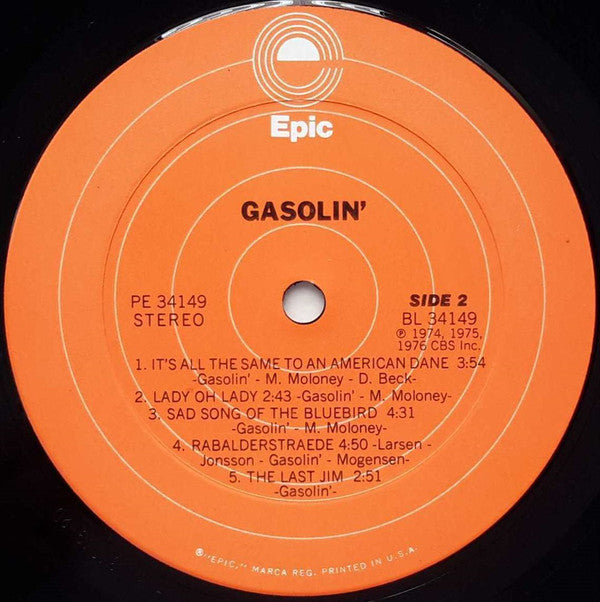 Gasolin' : Gasolin' (LP, Album, Ter)