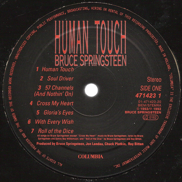 Bruce Springsteen : Human Touch (LP, Album)