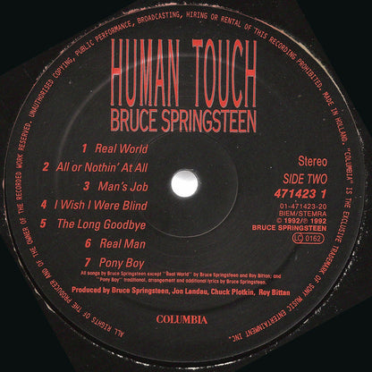 Bruce Springsteen : Human Touch (LP, Album)