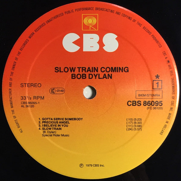 Bob Dylan : Slow Train Coming (LP, Album)