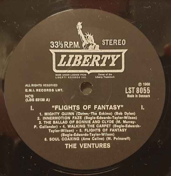 The Ventures : Flights Of Fantasy (LP, Album)