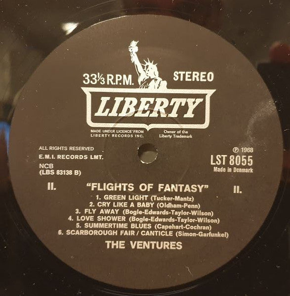 The Ventures : Flights Of Fantasy (LP, Album)