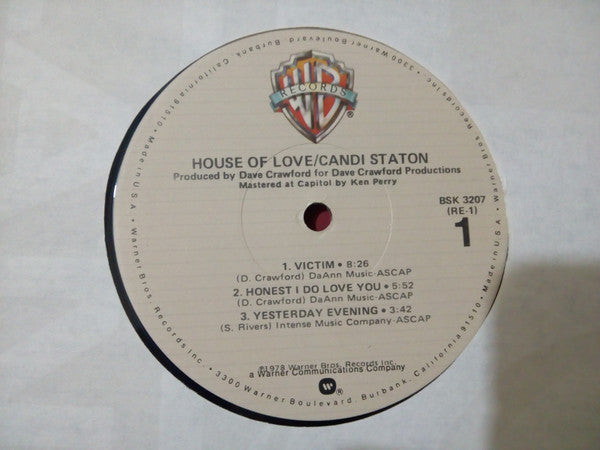 Candi Staton : House Of Love (LP, Album, Los)