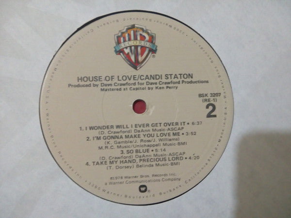 Candi Staton : House Of Love (LP, Album, Los)