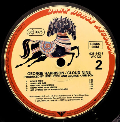 George Harrison : Cloud Nine (LP, Album)