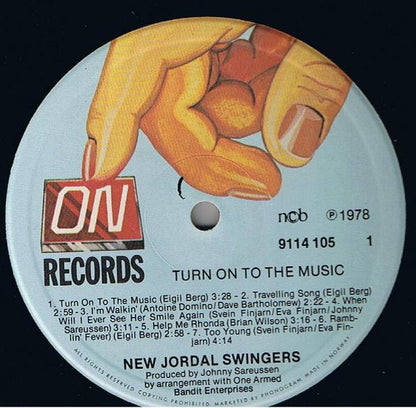 New Jordal Swingers : Turn On To The Music (LP, Album)