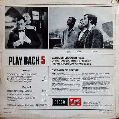 Jacques Loussier Trio : Play Bach 5 (LP)