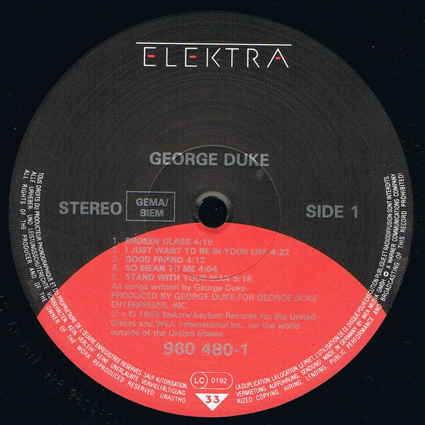 George Duke : George Duke (LP, Album)