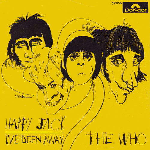 The Who : Happy Jack / I've Been Away (7", Single)