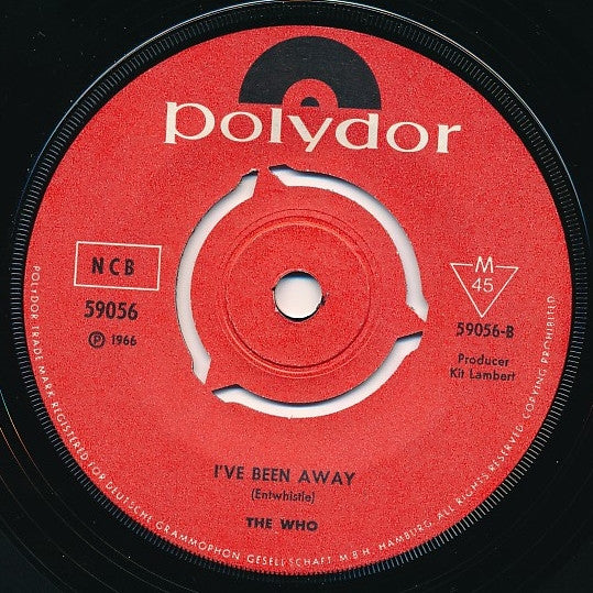 The Who : Happy Jack / I've Been Away (7", Single)