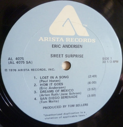 Eric Andersen (2) : Sweet Surprise (LP, Album)