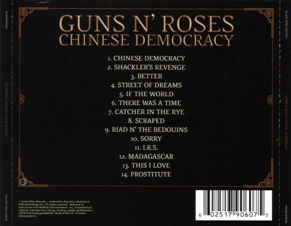 Guns N' Roses : Chinese Democracy (CD, Album)