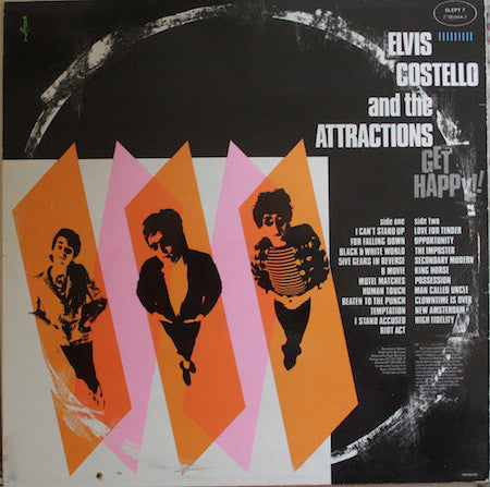 Elvis Costello & The Attractions : Get Happy!! (LP, Album)