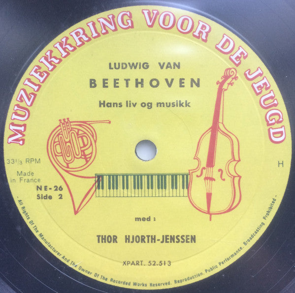 Ludwig van Beethoven : Ludwig van Beethoven - Hans Liv Og Musikk (10", Mono)