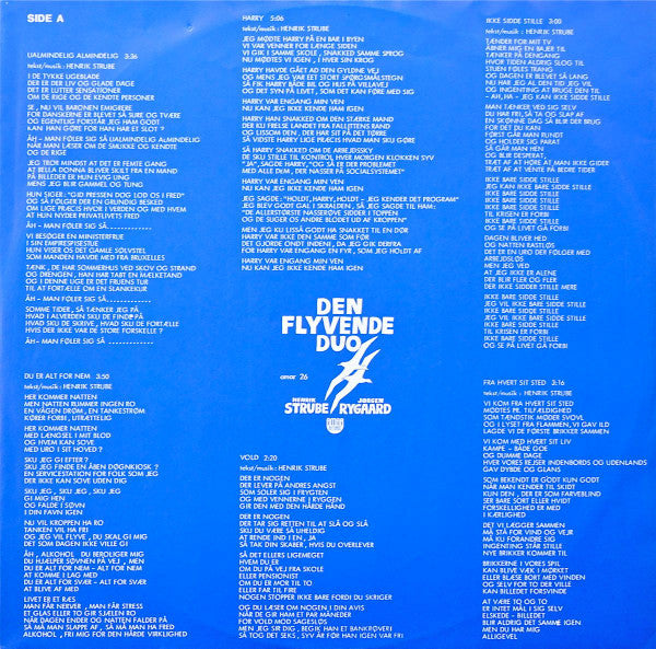 Henrik Strube - Jørgen Rygaard : Den Flyvende Duo (LP, Album)