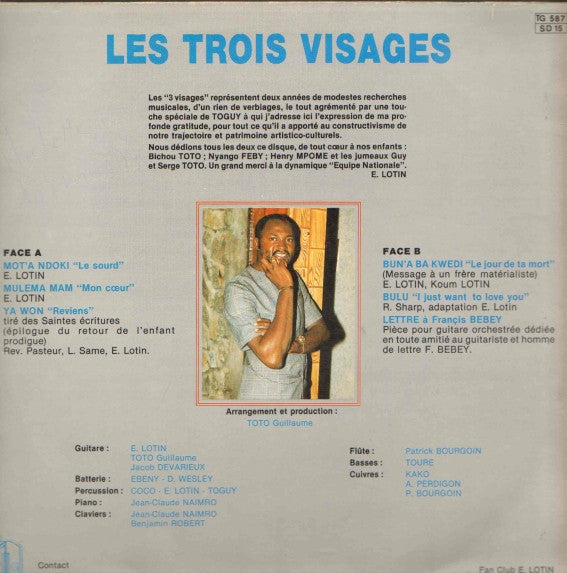 Eboa Lotin : Les Trois Visages ( Mbemb'a Mot'a Ndoki) (LP)
