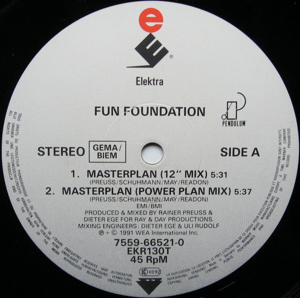 Fun Foundation : Masterplan (12")