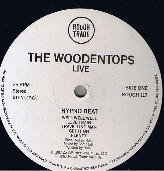 The Woodentops : Live Hypnobeat Live (LP, Album)