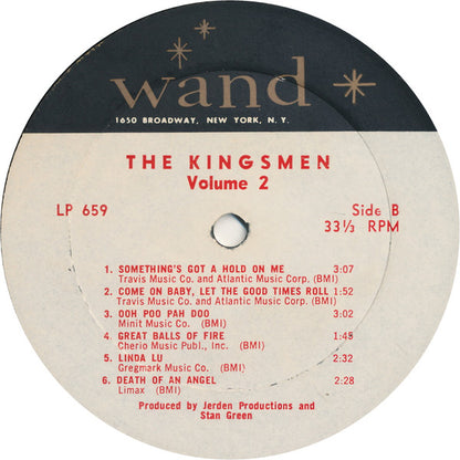 The Kingsmen : Volume II (LP, Album, Mono)