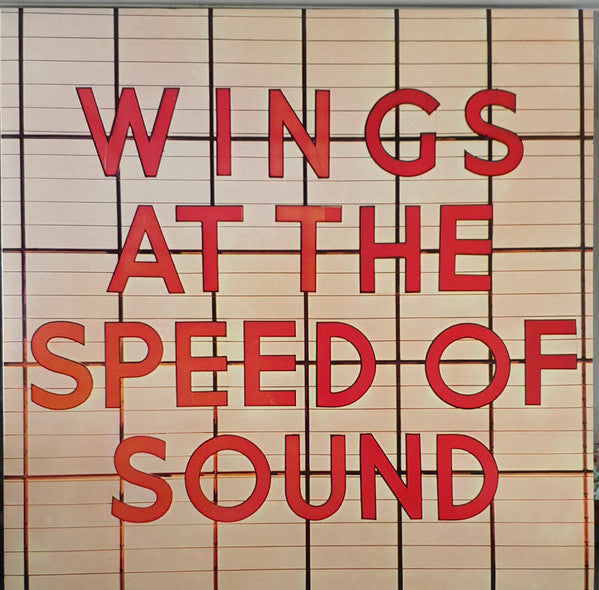 Wings (2) : Wings At The Speed Of Sound (LP, Album, RP)