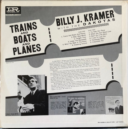 Billy J. Kramer & The Dakotas : Trains And Boats And Planes (LP, Album, Mono, Ind)