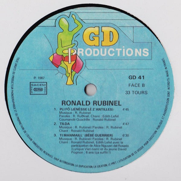 Ronald Rubinel : Tilda (LP, Album)