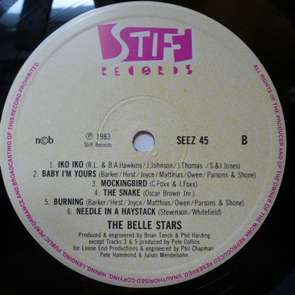 The Belle Stars : The Belle Stars (LP, Album)