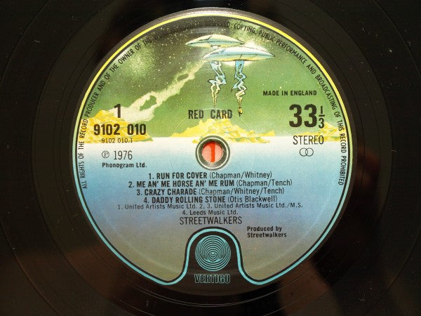 Streetwalkers : Red Card (LP, Album, Emb)