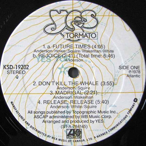 Yes : Tormato (LP, Album)