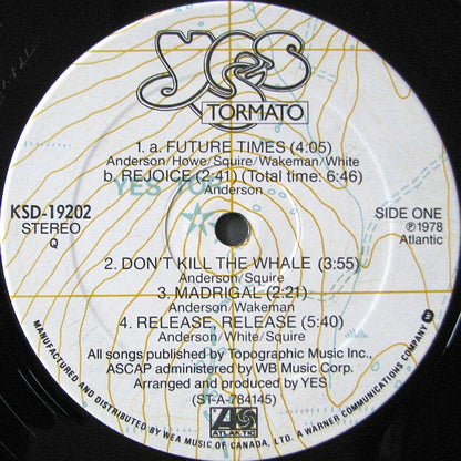 Yes : Tormato (LP, Album)