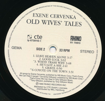 Exene Cervenka : Old Wives' Tales (LP, Album)