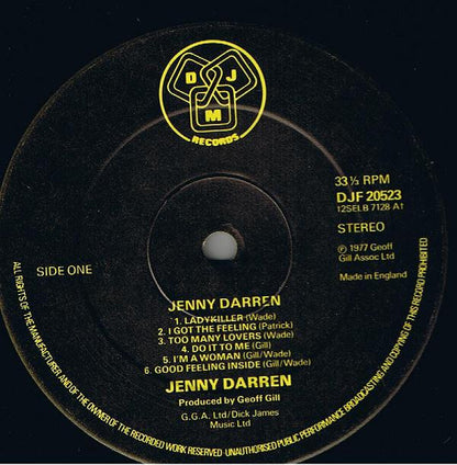 Jenny Darren : Jenny Darren (LP, Album)