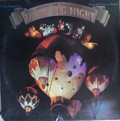 Three Dog Night : Around The World With Three Dog Night (LP, Album, RE, Ter)