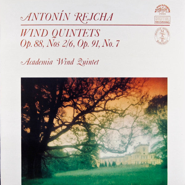 Anton Reicha : Academia Wind Quintet Prague : Wind Quintets Op. 88, Nos 2/6, Op. 91, No. 7 (LP)