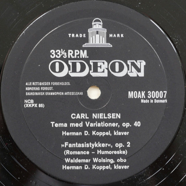 Carl Nielsen, Herman D. Koppel : Symphonic Suite, Op. 8 / Theme And Variations, Op. 40 (LP, Album)