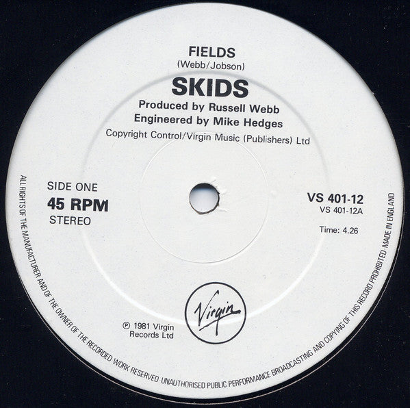 Skids : Fields (12", Single)