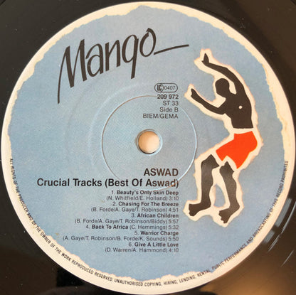 Aswad : Crucial Tracks (Best Of Aswad) (LP, Comp)