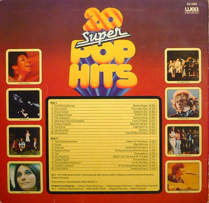 Various : 20 Super Pop Hits (LP, Comp, Club)