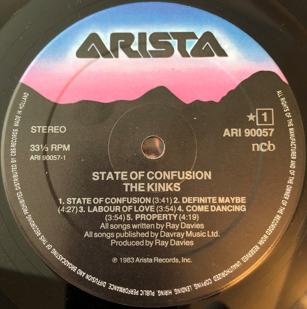 The Kinks : State Of Confusion (LP, Album)